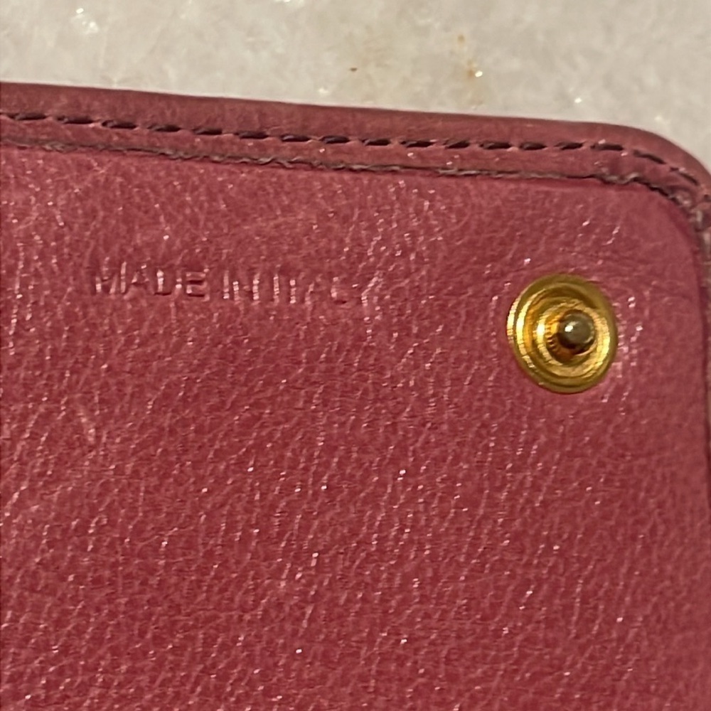 Prada Saffiano Bow Zippy Wallet - Picture 9 of 17